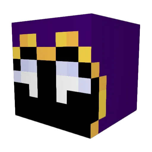 LifeHeat Minecraft avatar head, 3D render