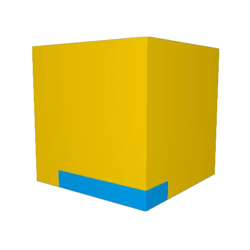 LifeIsChocoEMong Minecraft avatar head, 3D render