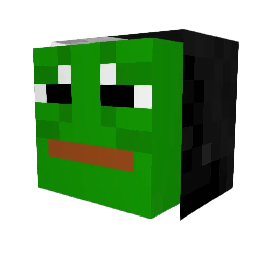 LifeIsTransient Minecraft avatar head, 3D render