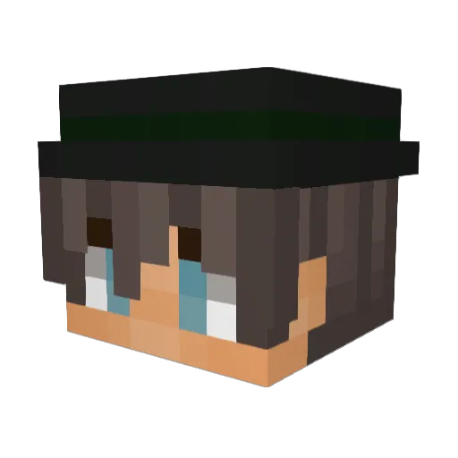 LifeOfScythe Minecraft avatar head, 3D render