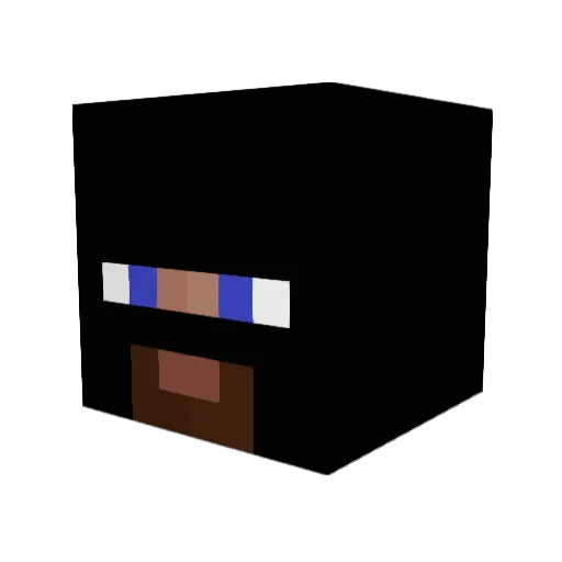 LifeShadow3600 Minecraft avatar head, 3D render