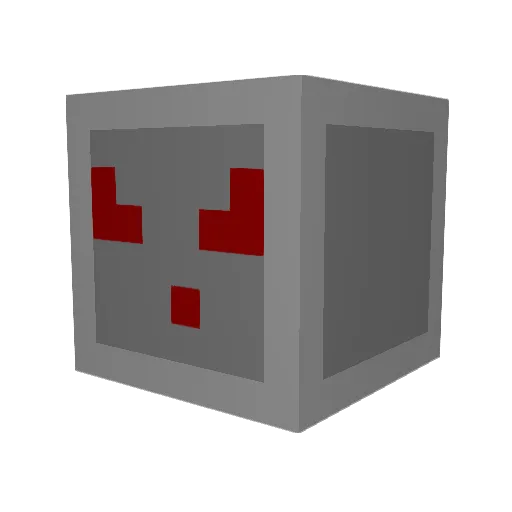 LifeStealing_ Minecraft avatar head, 3D render