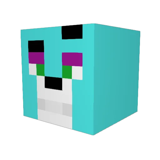 LifeSurfer2010 Minecraft avatar head, 3D render