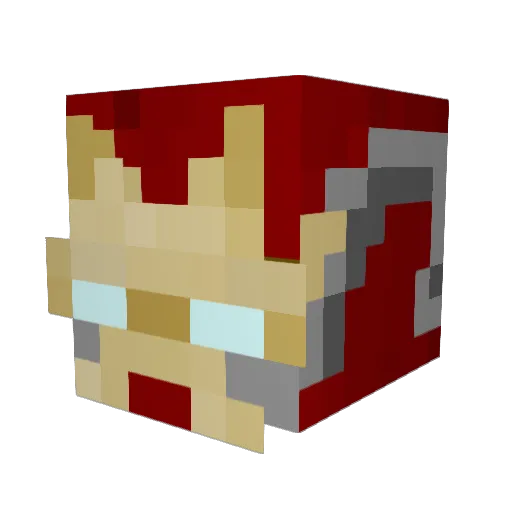 Life_of_Artin Minecraft avatar head, 3D render