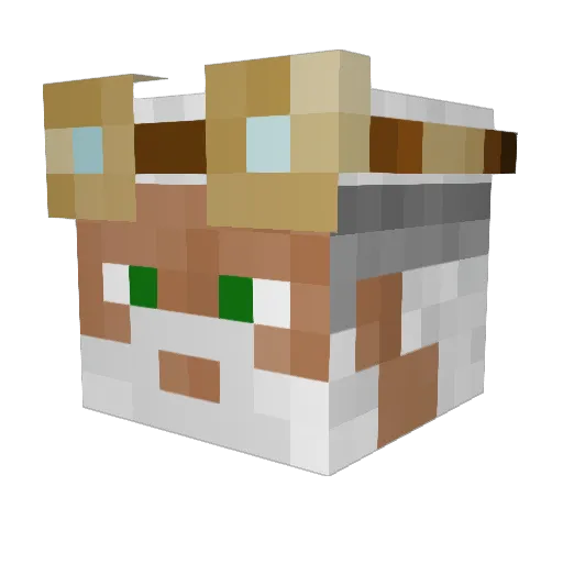 Life_steampunk Minecraft avatar head, 3D render