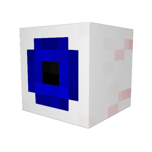 Lifepies Minecraft avatar head, 3D render