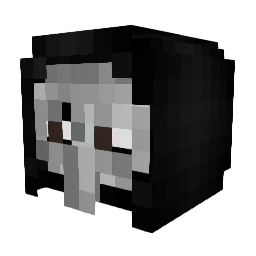 Lifferman Minecraft avatar head, 3D render