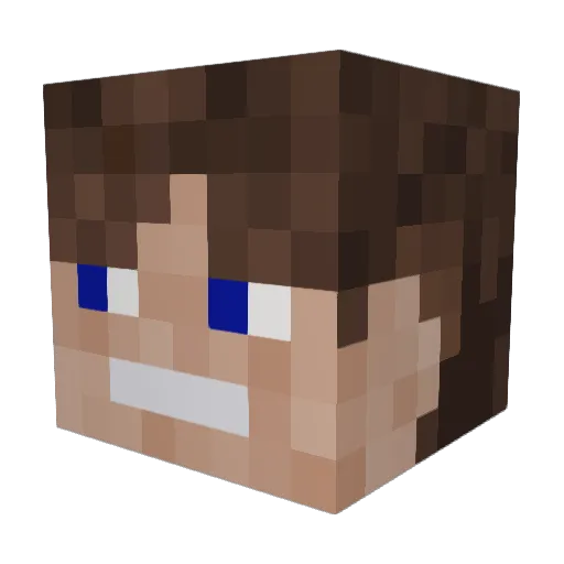 LiftedLightning Minecraft avatar head, 3D render