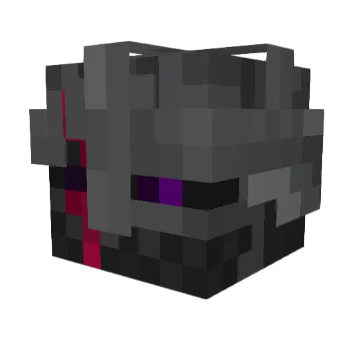 Liftixs Minecraft avatar head, 3D render