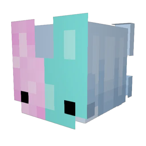 Lifui Minecraft avatar head, 3D render
