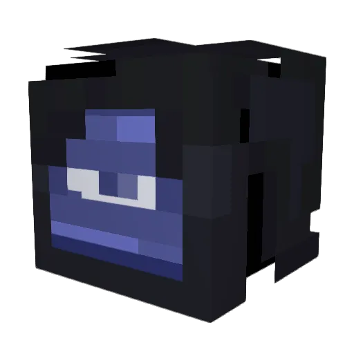 Ligdaga Minecraft avatar head, 3D render