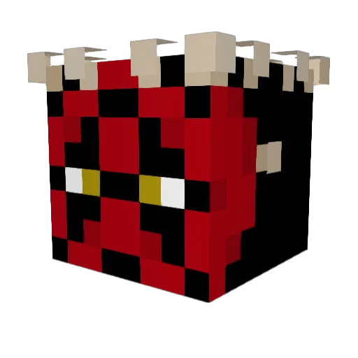 Liggy123 Minecraft avatar head, 3D render