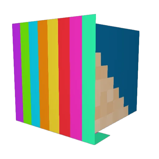 Light7775 Minecraft avatar head, 3D render
