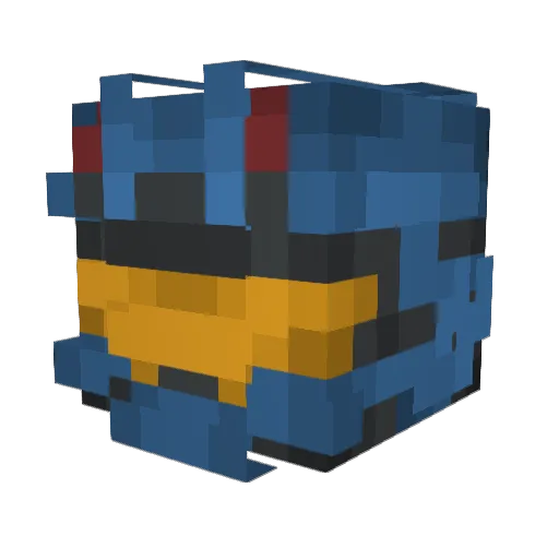 LightDaddy444 Minecraft avatar head, 3D render