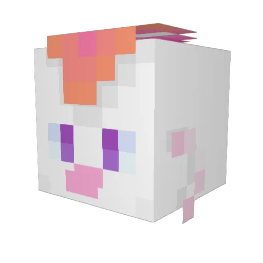 LightDreamer Minecraft avatar head, 3D render