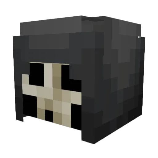 LightGuy2002 Minecraft avatar head, 3D render