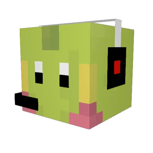LightH420 Minecraft avatar head, 3D render