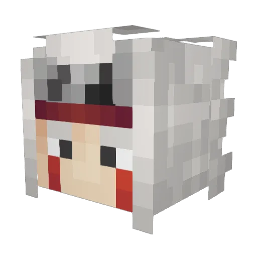 LightImpact Minecraft avatar head, 3D render