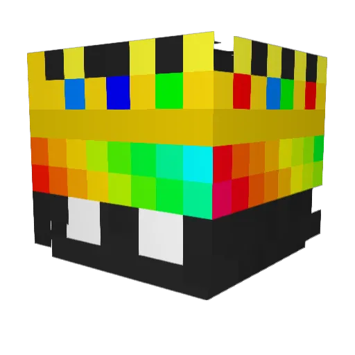 LightNDark5674 Minecraft avatar head, 3D render
