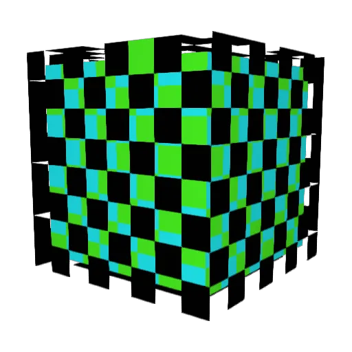 LightNing334 Minecraft avatar head, 3D render
