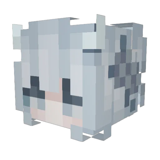 LightOrpheus237 Minecraft avatar head, 3D render