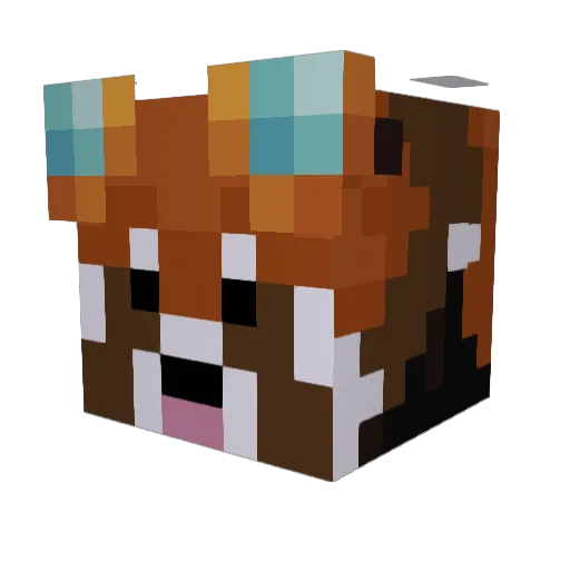 Minecraft-Avatar von LightPandora986: Kopf als 3D-Render