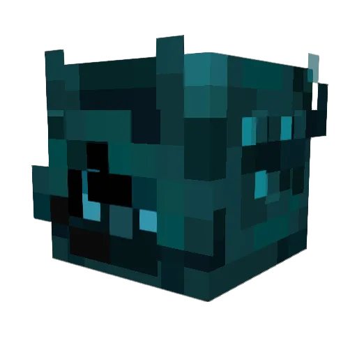 LightPixel Minecraft avatar head, 3D render