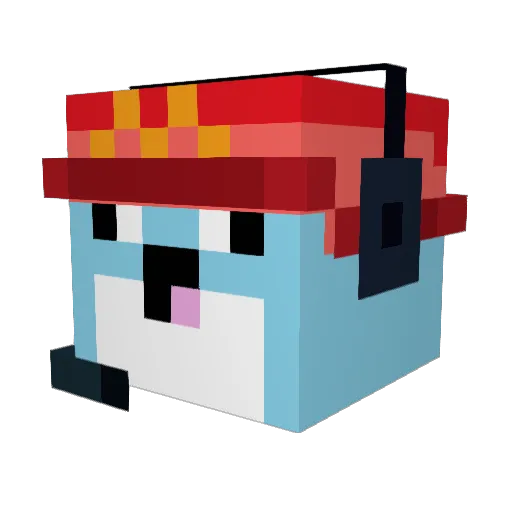 LightSaber13 Minecraft avatar head, 3D render