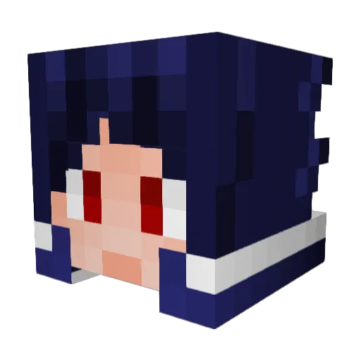 LightSlyze Minecraft avatar head, 3D render