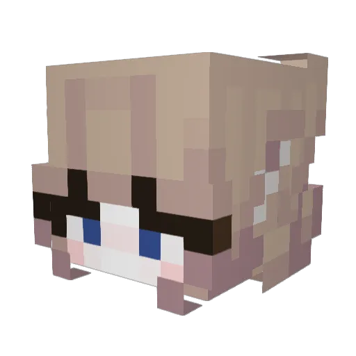 LightStar43 Minecraft avatar head, 3D render