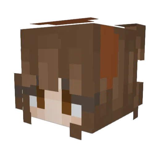 LightStar88 Minecraft avatar head, 3D render