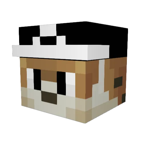 LightStonePvp Minecraft avatar head, 3D render