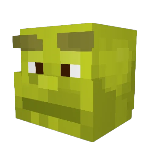 LightStrike54 Minecraft avatar head, 3D render