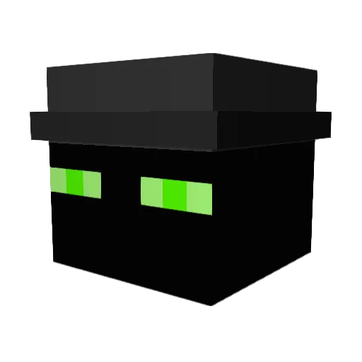Light_2333 Minecraft avatar head, 3D render
