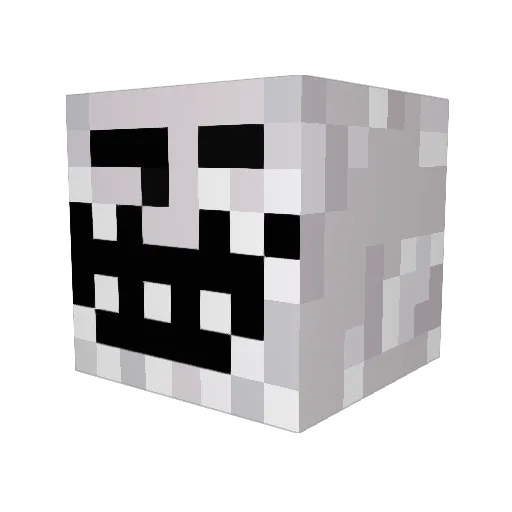 Light_ICE15 Minecraft avatar head, 3D render