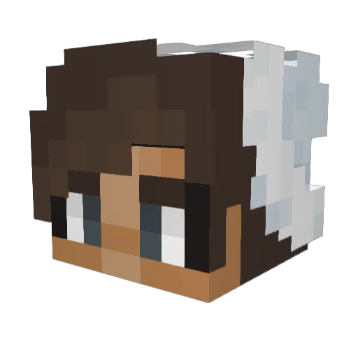 Light_Mo0n Minecraft avatar head, 3D render