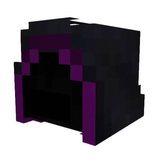 Light_Path Minecraft avatar head, 3D render