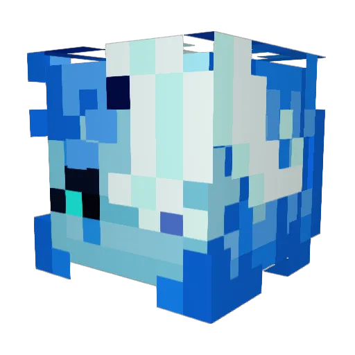 Light_Waves Minecraft avatar head, 3D render
