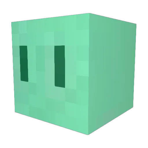 Light_stick Minecraft avatar head, 3D render
