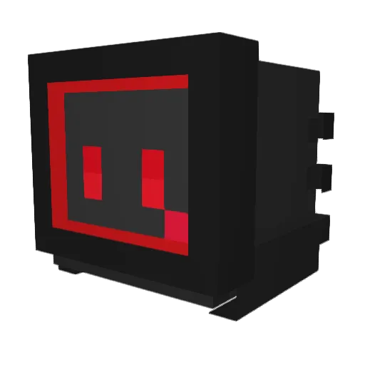 Lightcry Minecraft avatar head, 3D render