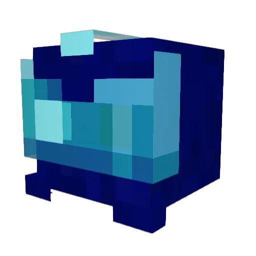 LightmareShadow Minecraft avatar head, 3D render