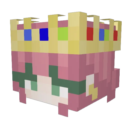 Lightn1ngBolt Minecraft avatar head, 3D render
