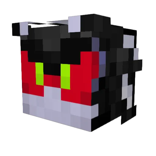 Lightning874 Minecraft avatar head, 3D render