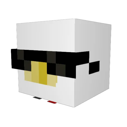 LightningMcquini Minecraft avatar head, 3D render