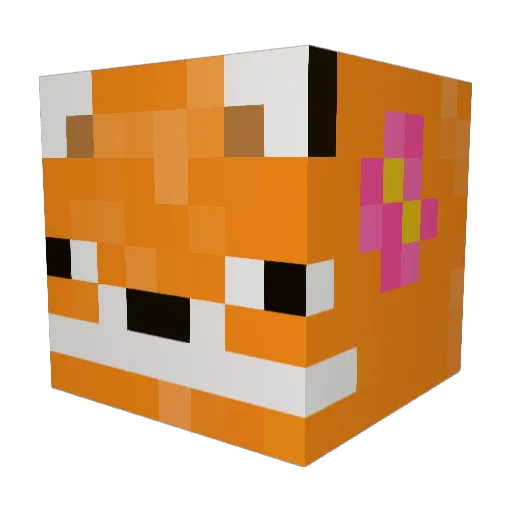 LightningMenace Minecraft avatar head, 3D render