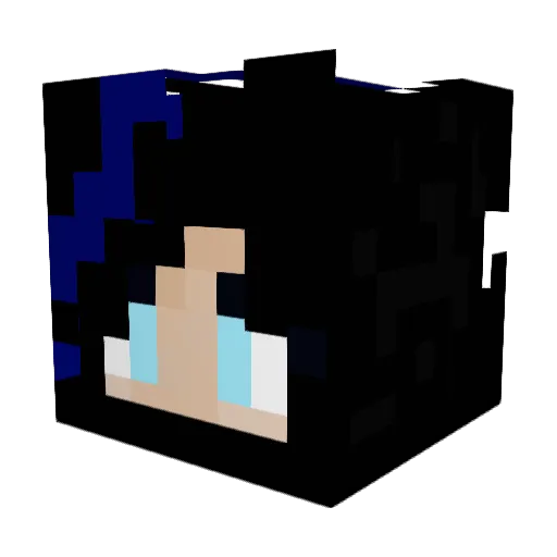 LightningStar_78 Minecraft avatar head, 3D render
