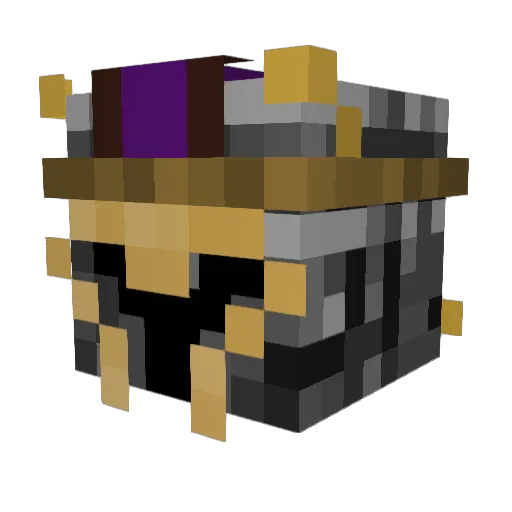 LightningWolf81 Minecraft avatar head, 3D render