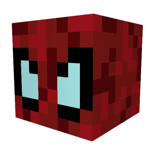 Lightning_34 Minecraft avatar head, 3D render