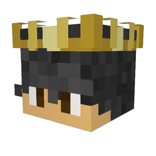 Lightning_94 Minecraft avatar head, 3D render