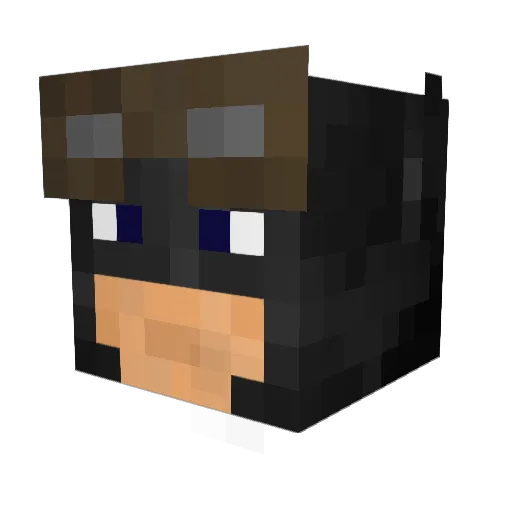 Lightning_Axe Minecraft avatar head, 3D render